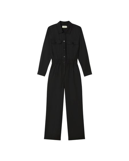 Jumpsuit aus Bio-Baumwolle und Tencel | Schwarz "black bean montana jumpsuit", Thinking Mu, Foto 5