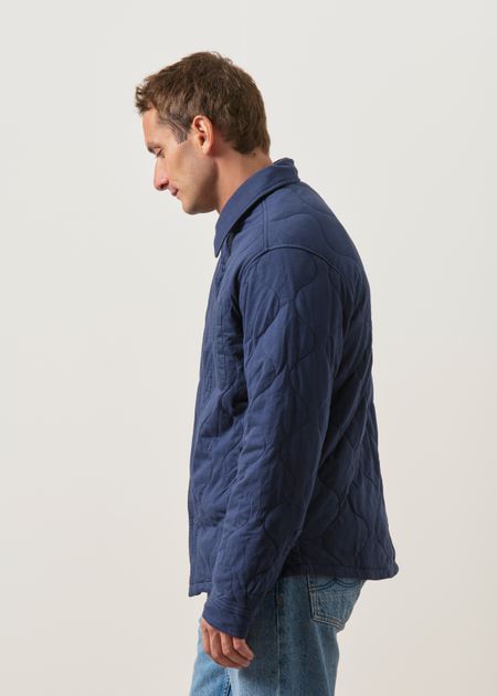 Veste en coton biologique | bleu "daily quilted shirt jkt - nena", Patagonia, photo 3
