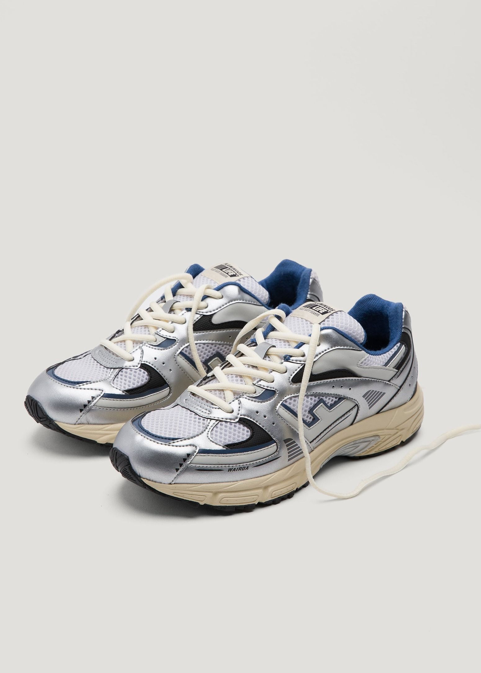 Vegane Sneaker | Silber "wairoa silver", Flamingos Life, Foto 2