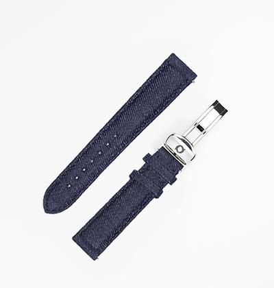Bracelet jeans pour montre routine
