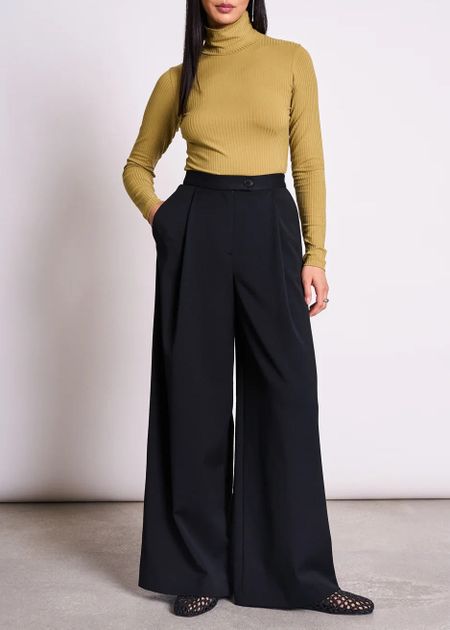 Geripptes Rollkragentop aus Tencel | Oliv "mio woody olive", Jan'n June, Foto 3