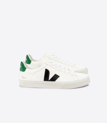 Baskets campo chromefree leather extra-white black emeraude