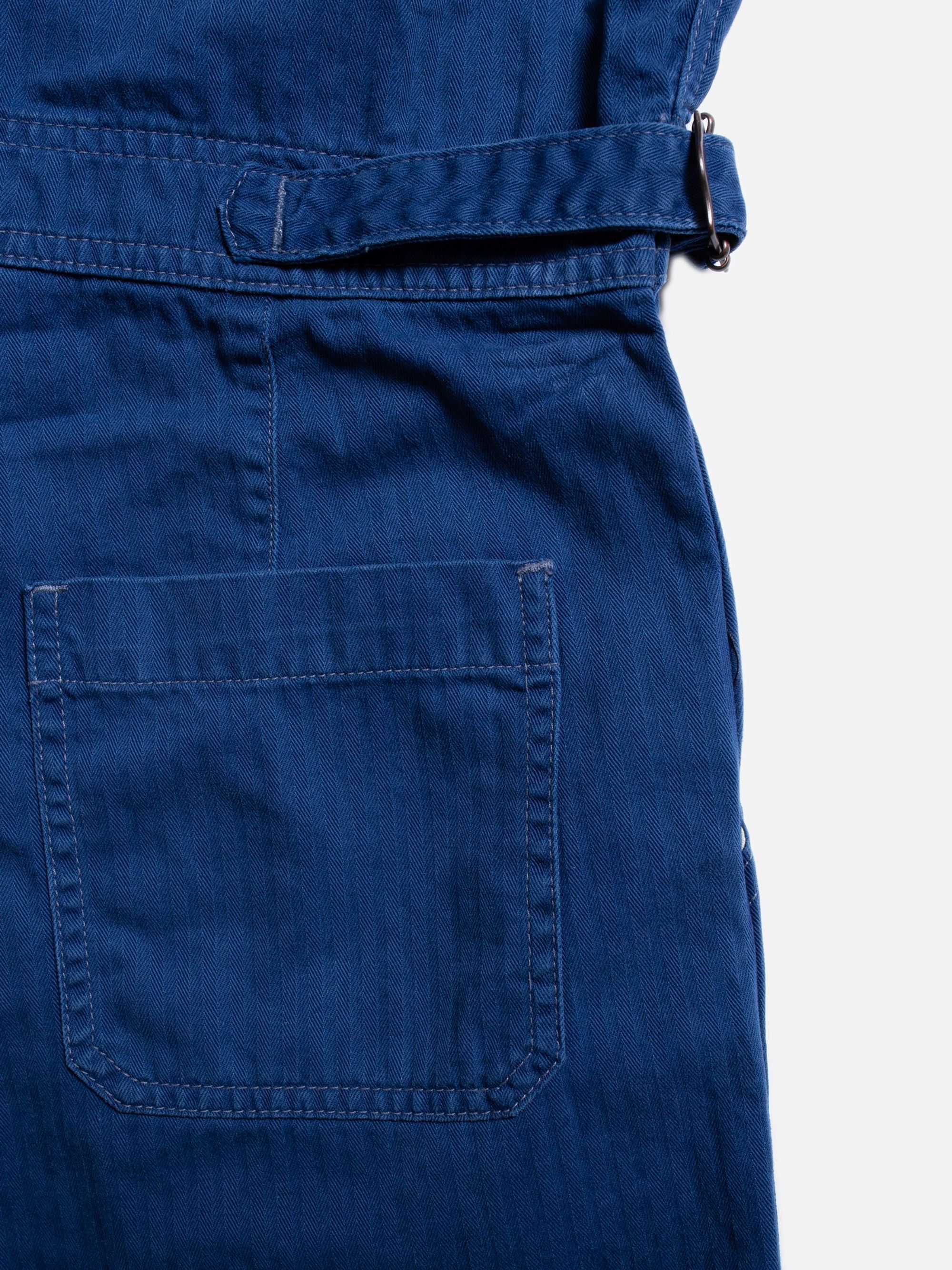Worker-Overall aus Bio-Baumwolle | Blau "ella herringbone boilersuit blue", Nudie Jeans, Foto 6