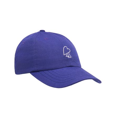 Casquette brodée en coton bio | violet "purple heart cap - purple"