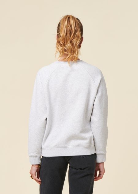 Sweat en coton bio | gris chiné, WeDressFair, photo 5