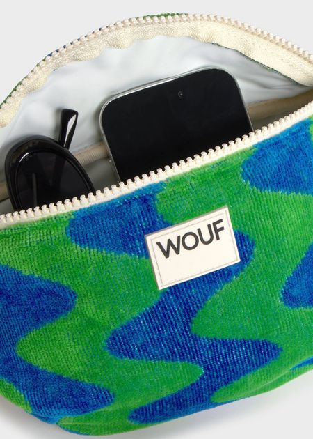 Banane en éponge en coton bio | bicolore "goa waistbag" - Wouf