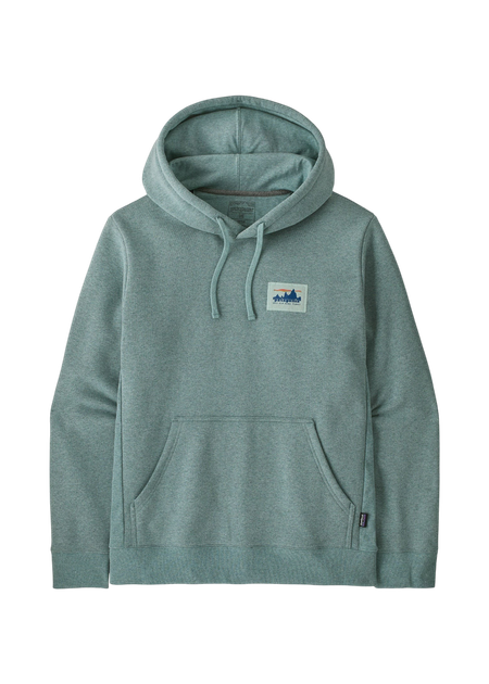 Sweat à capuche en coton bio et matière recyclée | bleu "73 skyline uprisal hoody - blsg" - Patagonia