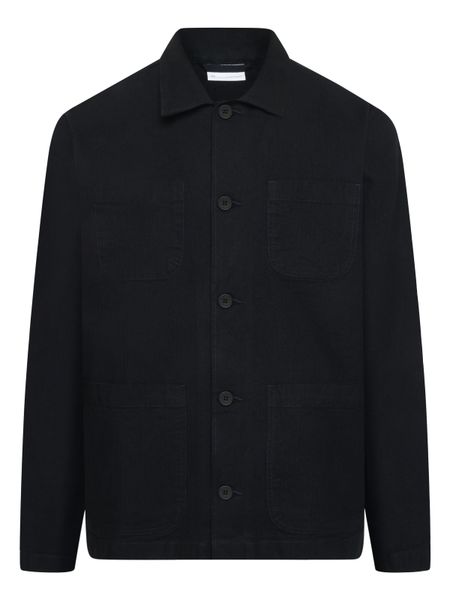 Surchemise en sergé de coton bio | bleu "flannel herringbone overshirt night sky", Knowledge Cotton Apparel, photo 5