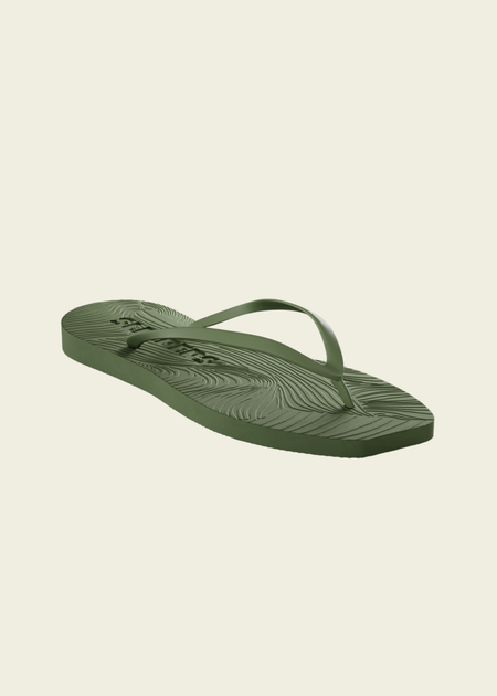 Zehentrenner aus Naturkautschuk | grün "Tapered green", Sleepers, Foto 2