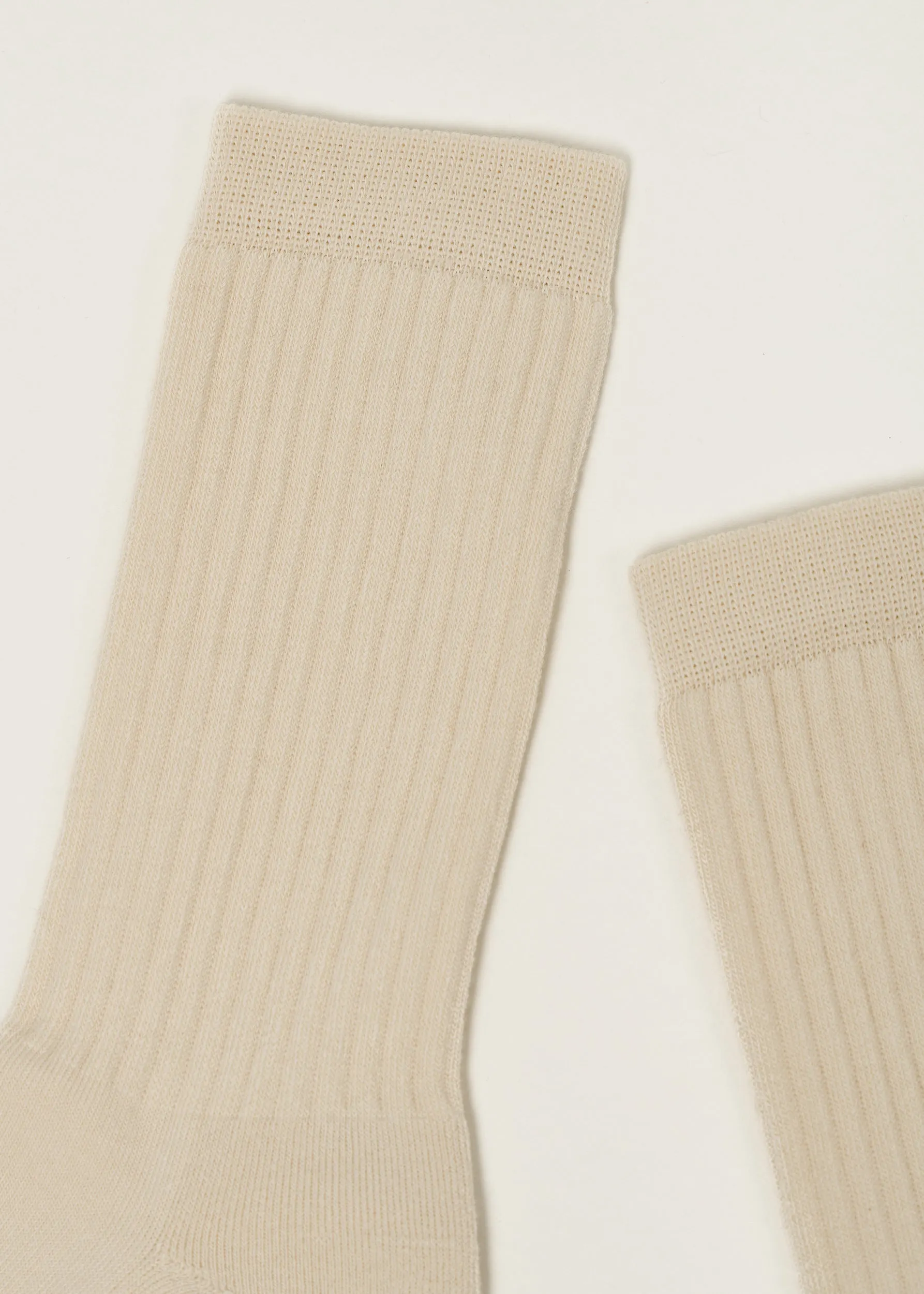 Chaussettes en coton bio | écru, WeDressFair, photo 2