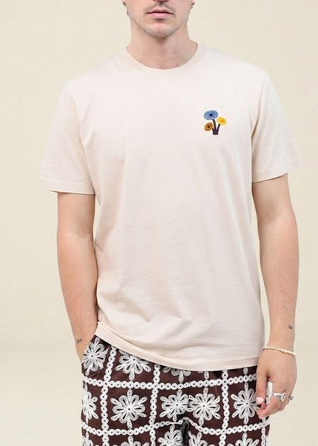 T-shirt en coton bio | écru "ecosystem"