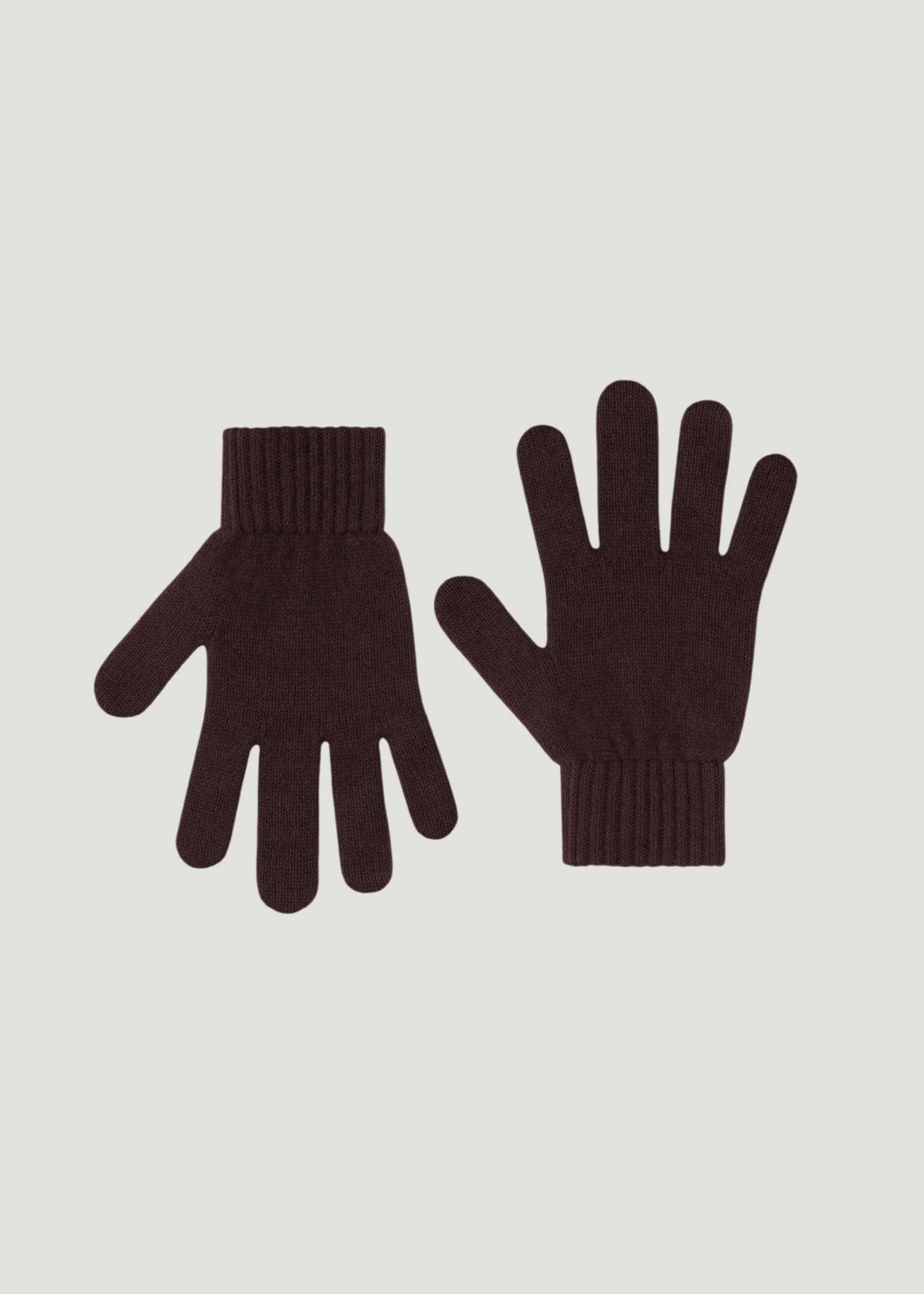 Gants en laine mérinos recyclée | bordeaux "merino wool gloves - oxblood red", Colorful Standard, photo 1