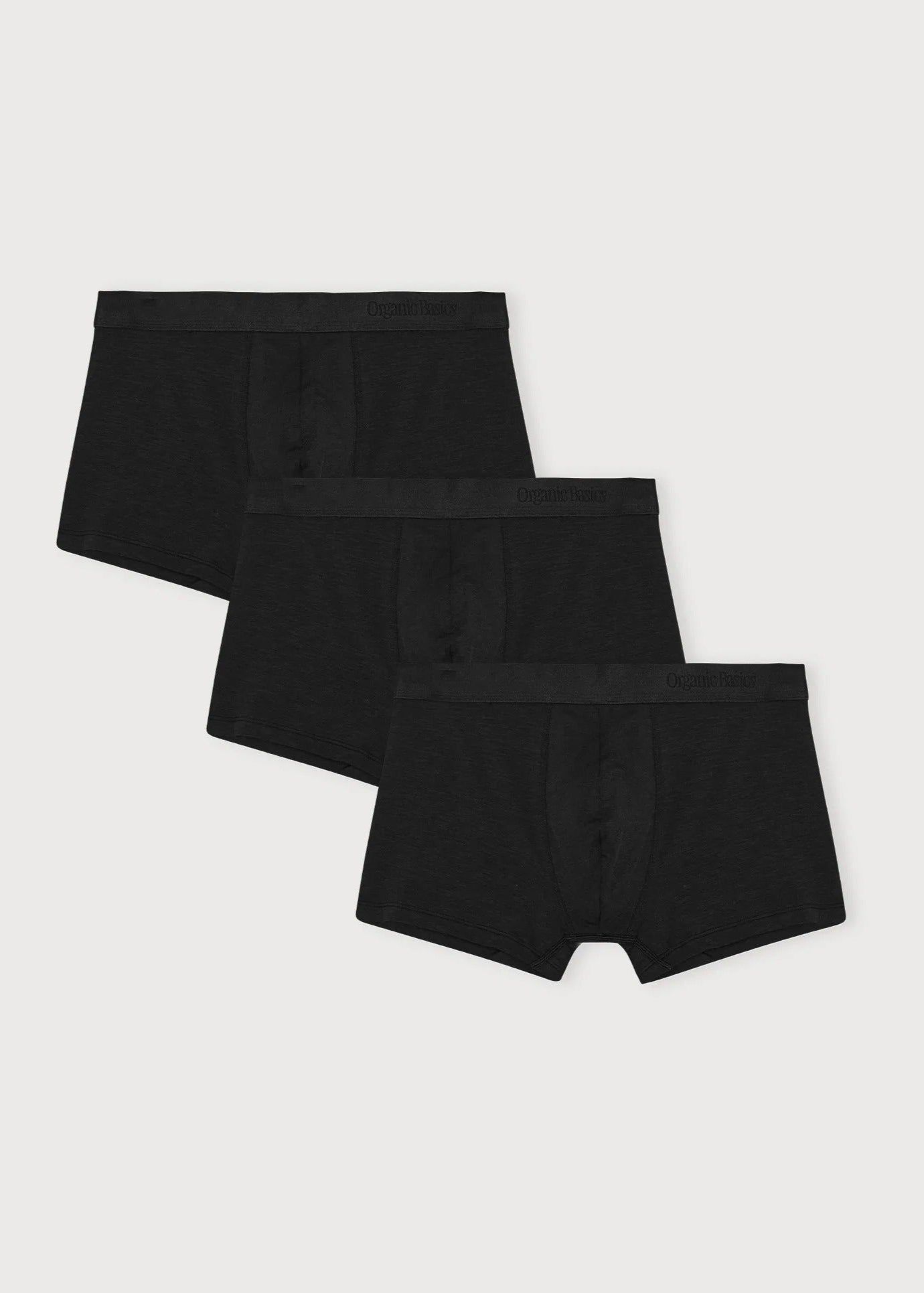 Pack 3 boxers en tencel | noir "soft touch boxers 3-pack black", Organic Basics, photo 1