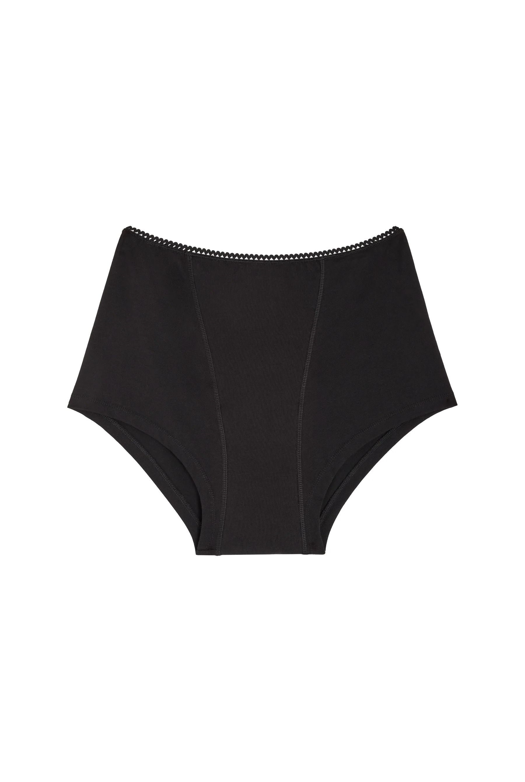 Shorty menstruel flux nuit en coton bio | pirate black, We Are Jolies, photo 3