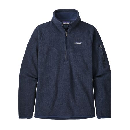 Polaire zippée en polyester recyclé | bleu "w's better sweater 1/4 zip new navy"