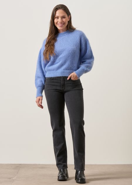 Pull en mohair certifié | bleu ciel "sérena", WeDressFair, photo 5