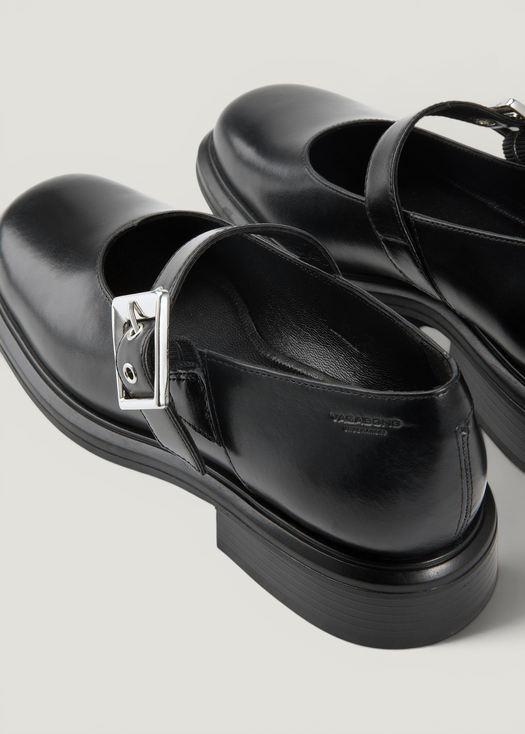 Mary-Jane-Schuhe aus zertifiziertem Leder | schwarz "Ellis black", Vagabond, Foto 5