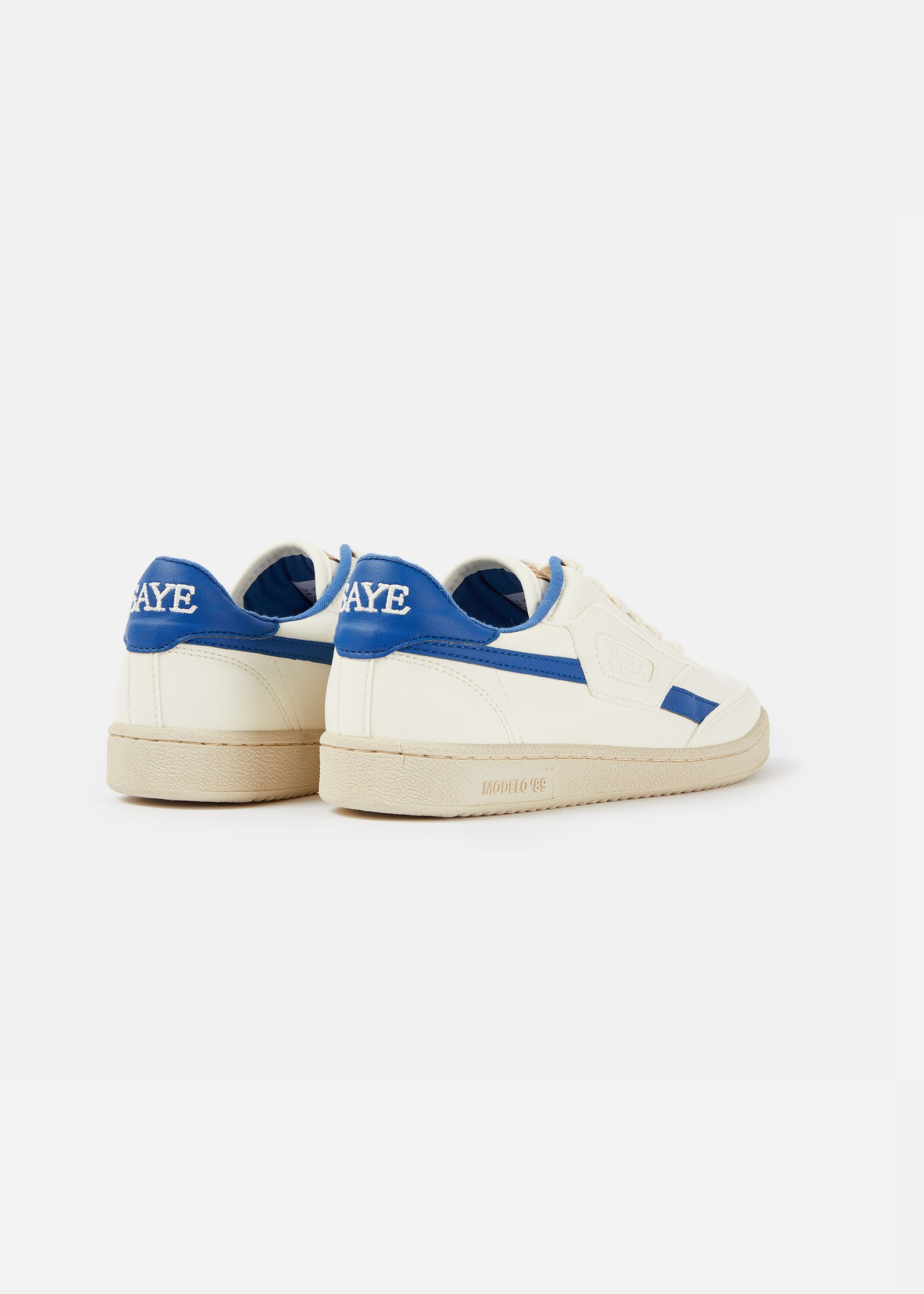 Baskets vegan | blanc et bleu "Basket en recyclé - modelo '89 icon ocean", SAYE, photo 2