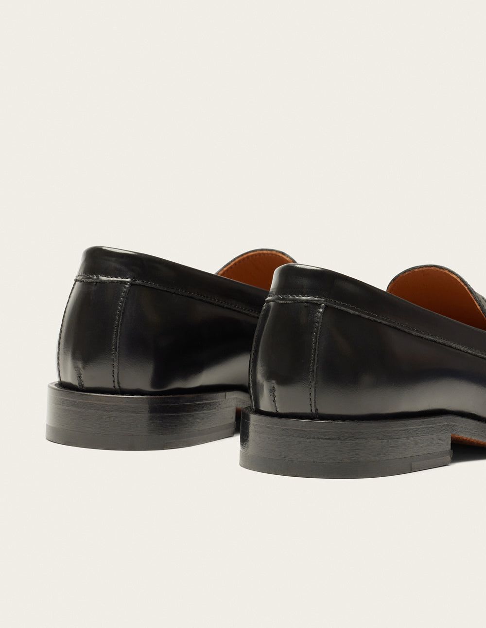 Mocassins en cuir certifié | cuir box noir "Fanny", Odaje ex M.Moustache, photo 4