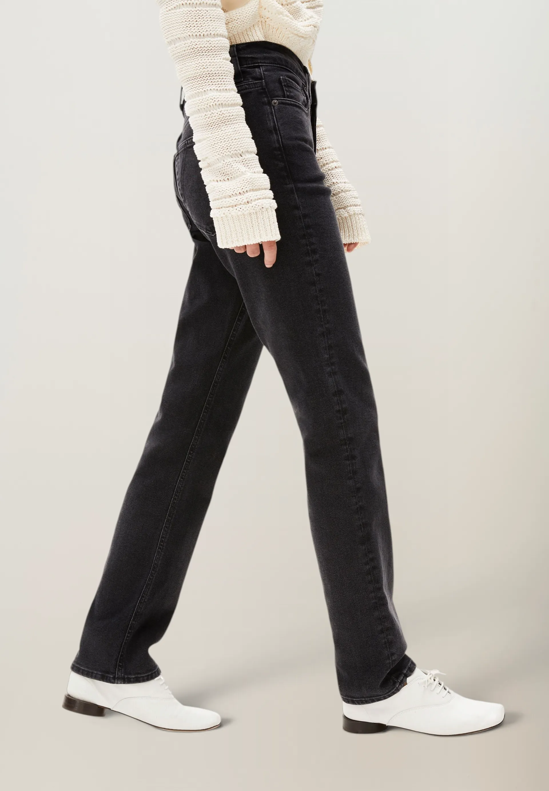 Carenaa mid straight jean - ebony, Armedangels, photo 5