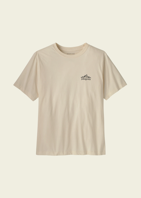 T-shirt en coton bio | beige "M's cloud crag t-shirt - udnl" - Patagonia