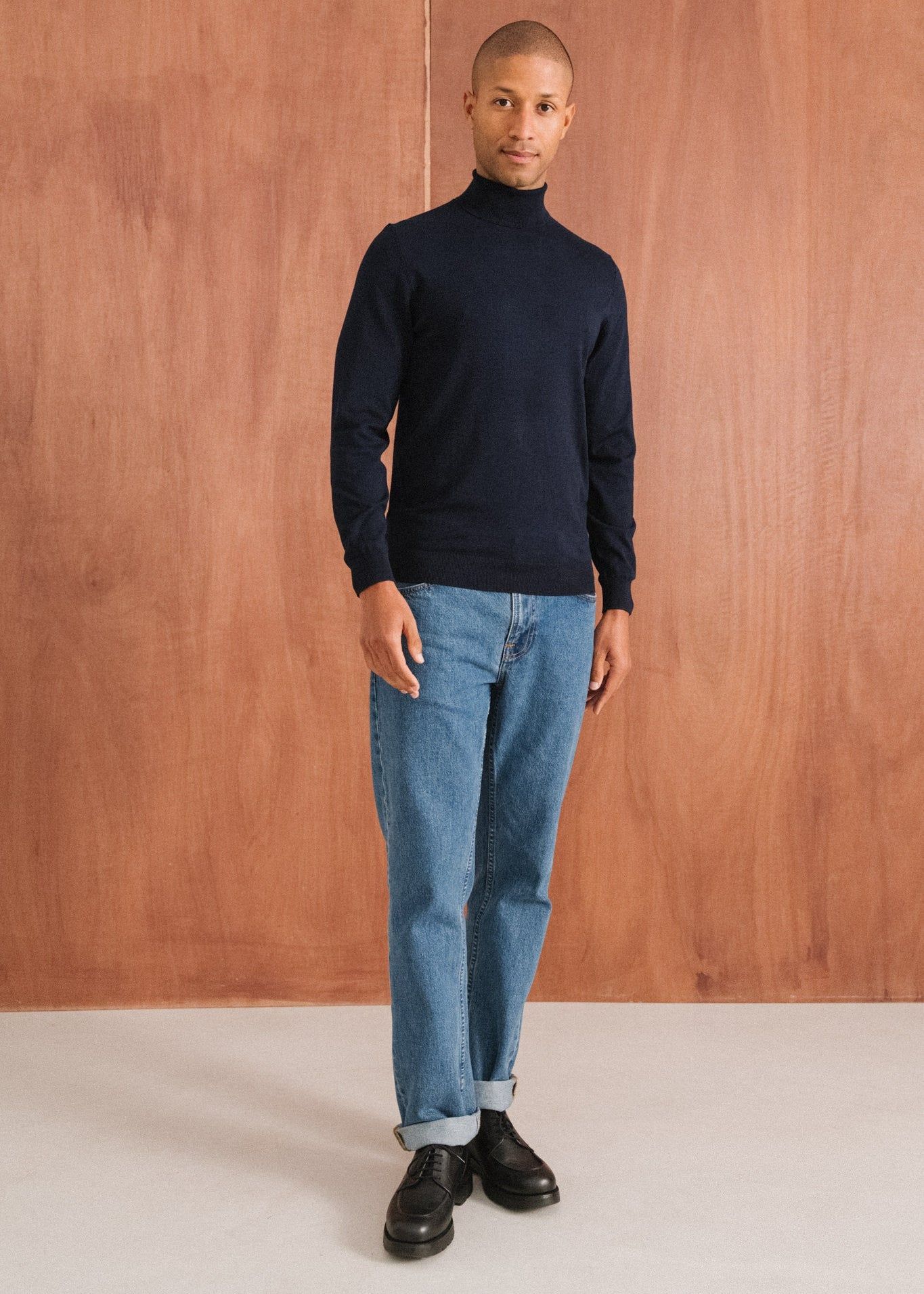Rollkragenpullover aus Bio-Baumwolle | marine, WeDressFair, Foto 6