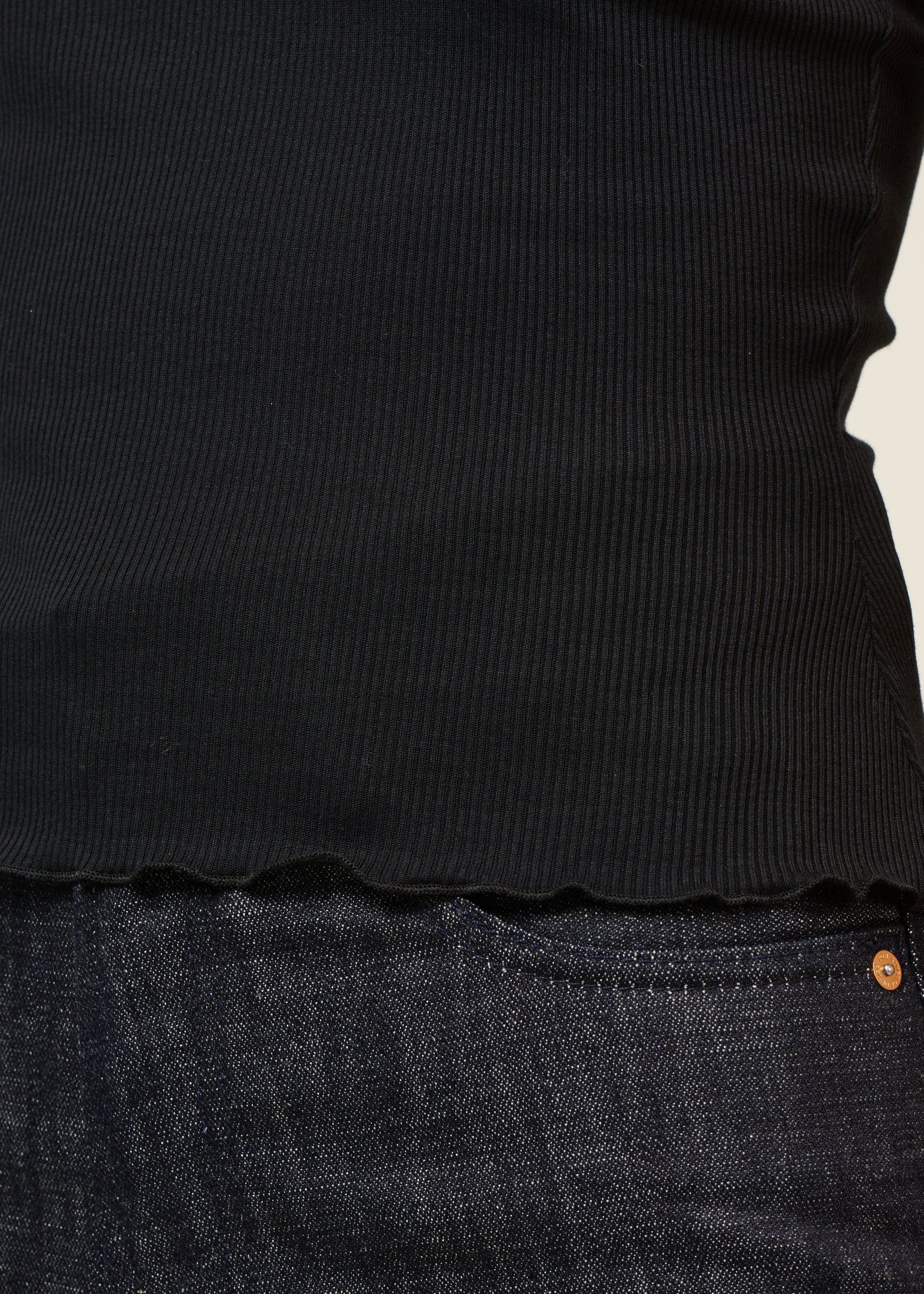 Top aus Bio-Baumwolle | Schwarz "tigris - black", Jan'n June, Foto 4