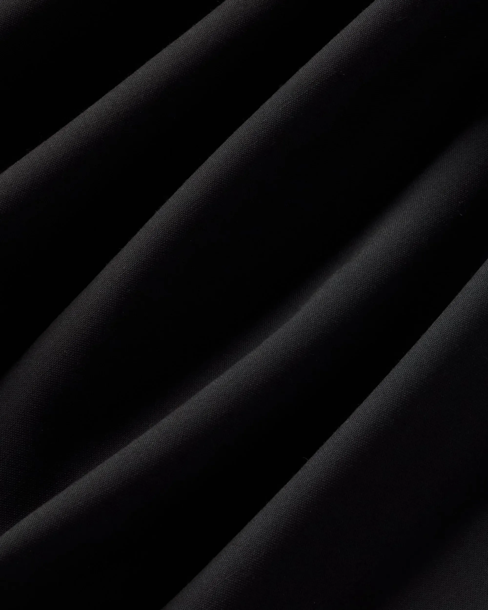 Pantalon fluide droit à pinces en matière recyclée et laine certifiée | noir "Black yuri pants - black", Thinking Mu, photo 6