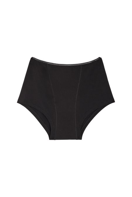 Shorty menstruel flux nuit en coton bio | pirate black, We Are Jolies, photo 3