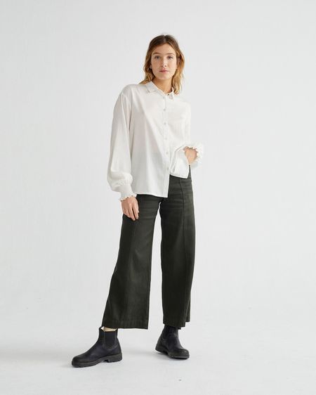 Chemise blanche en coton bio - ceres, Thinking Mu, photo 3