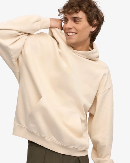 Oversize-Hoodie aus Bio-Baumwolle | Ecru "ivory white", Colorful Standard, Foto 2