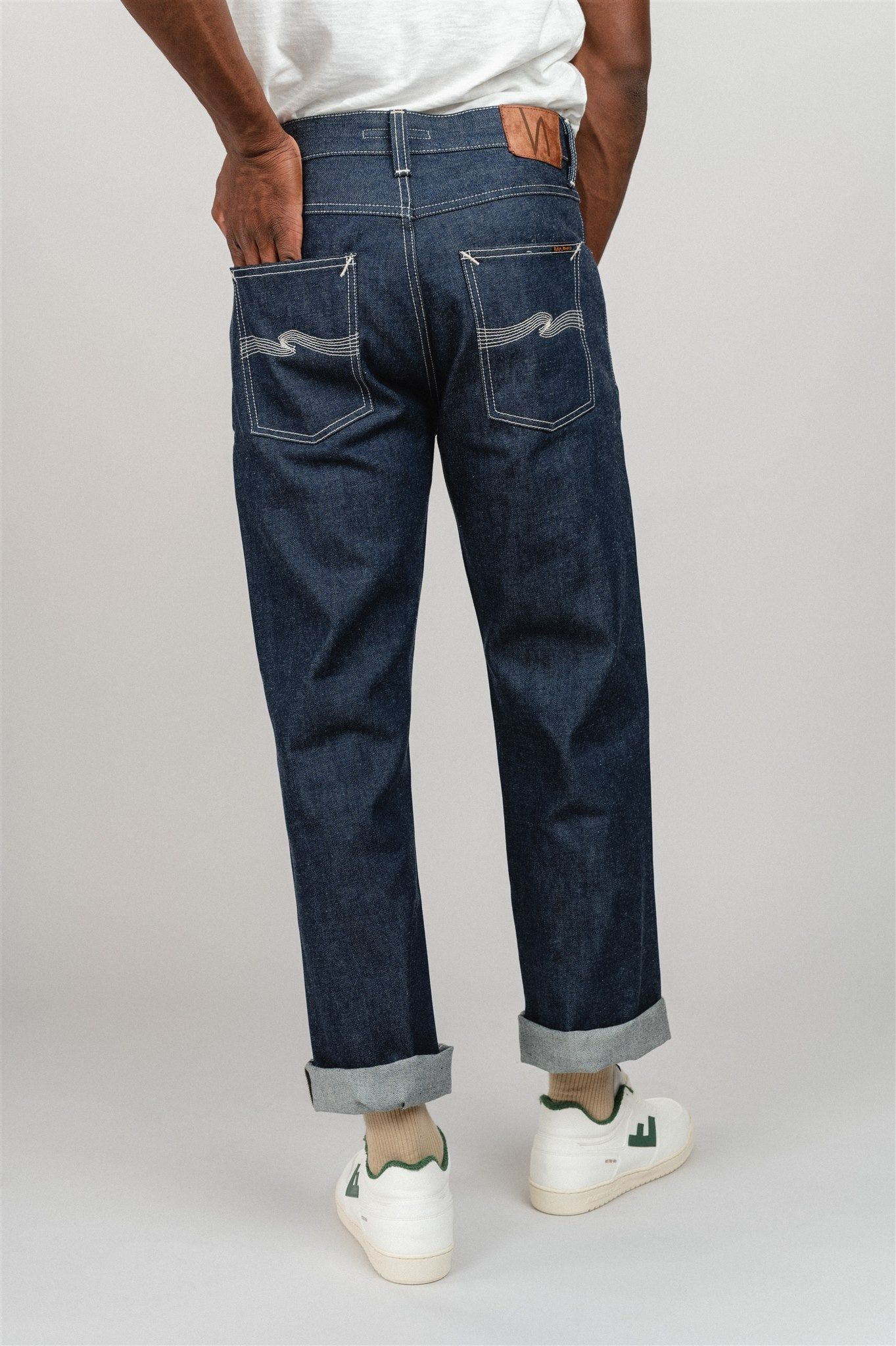 Jean droit brut toile japonaise en coton bio - rad rufus exclusif wdf x nudie jeans, Nudie Jeans, photo 2
