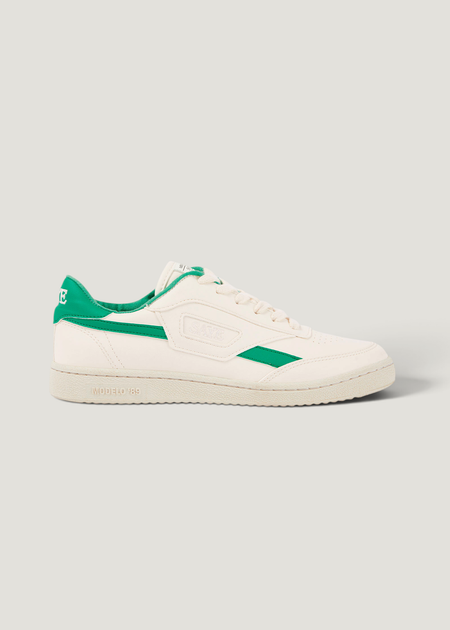 Baskets vegan | blanc et vert "Basket en recyclé - modelo '89 icon jade" - SAYE