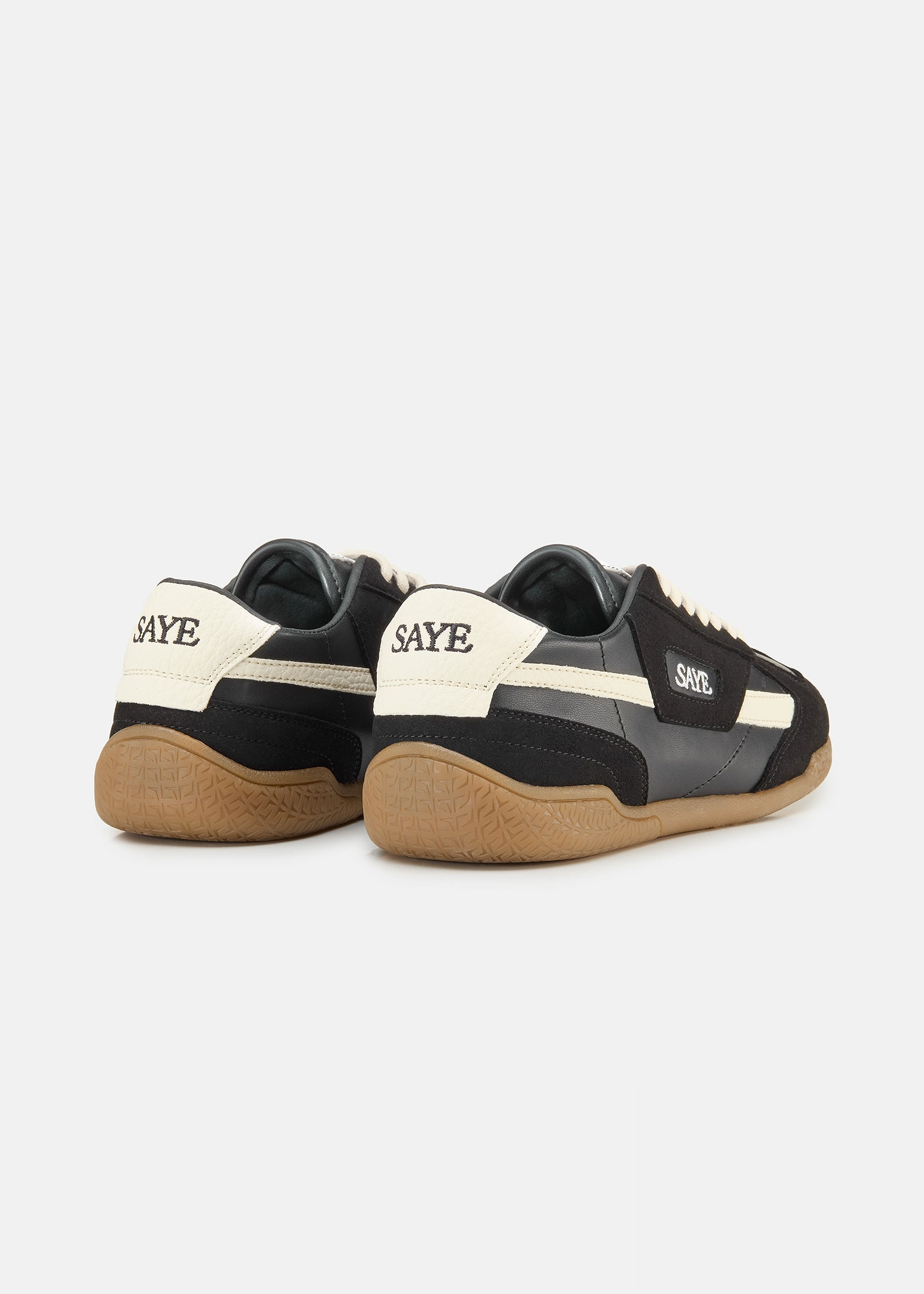 Baskets vegan | noir "m26 dawn - lignify black & white", SAYE, photo 3