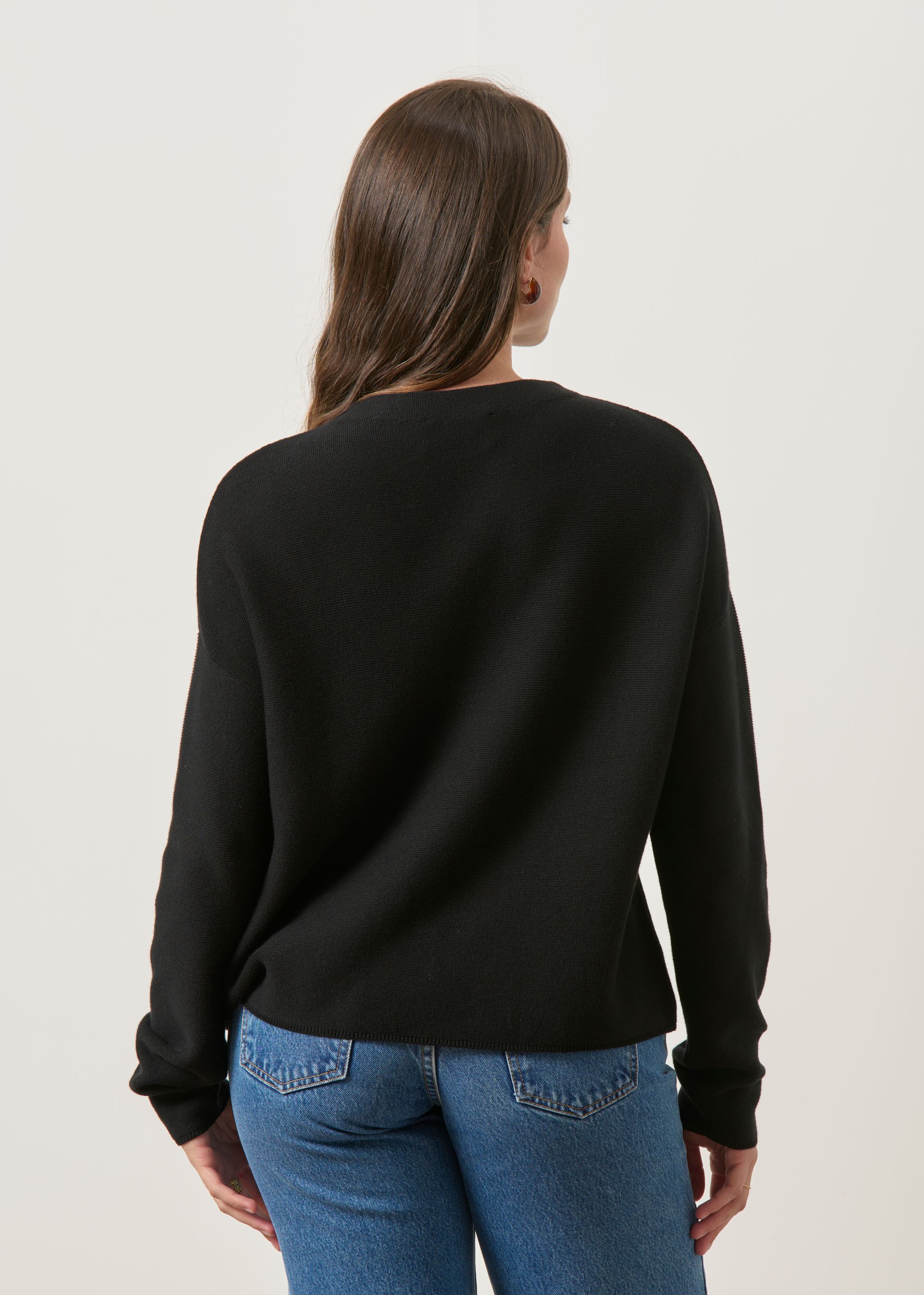 Pullover aus Bio-Baumwolle | Schwarz "Merinaa", Armedangels, Foto 5