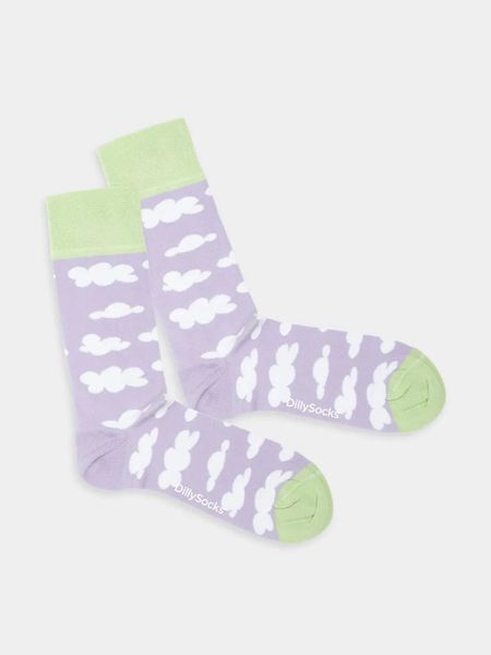 Chaussettes en coton bio | multicolore "cloudy whispers"