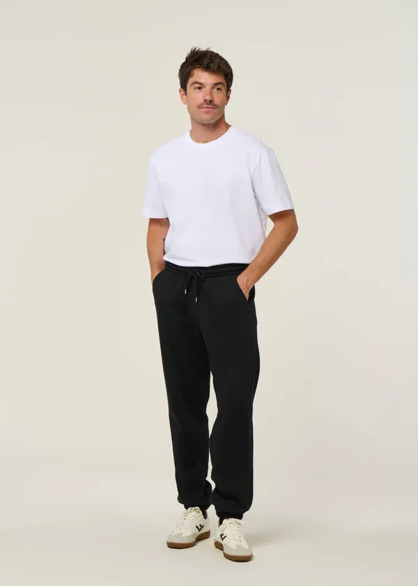Jogging en coton bio | noir "deep black", Colorful Standard