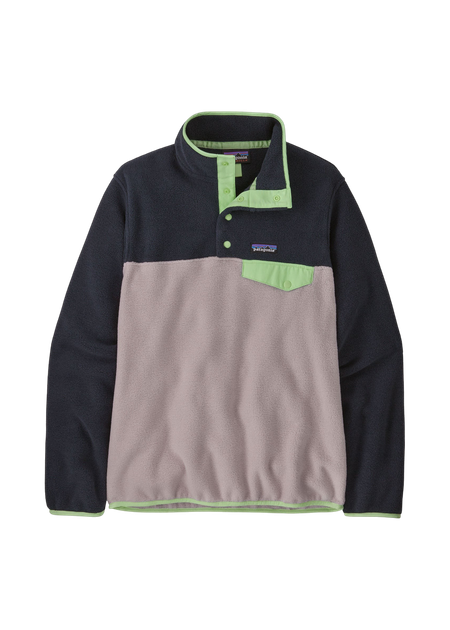 Polaire col boutonné en matière recyclée | violet "w's lw synch snap-t p/o echo purple"