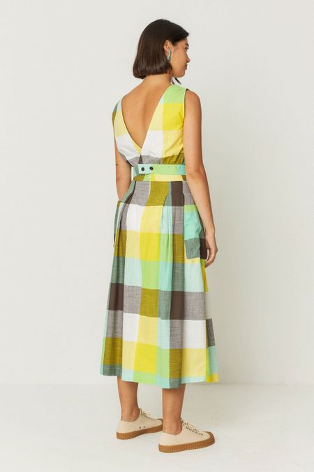Karierter Midirock aus Bio-Baumwolle | Mehrfarbig "irama-gots skirt - checks", SKFK, Foto 2