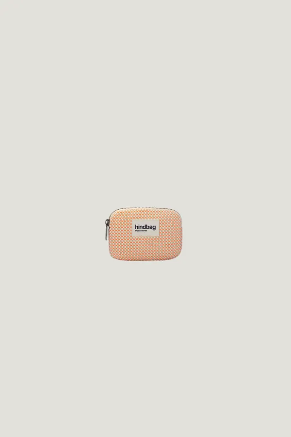 Porte-monnaie en coton bio | tressage corail "lili tressage corail", Hindbag