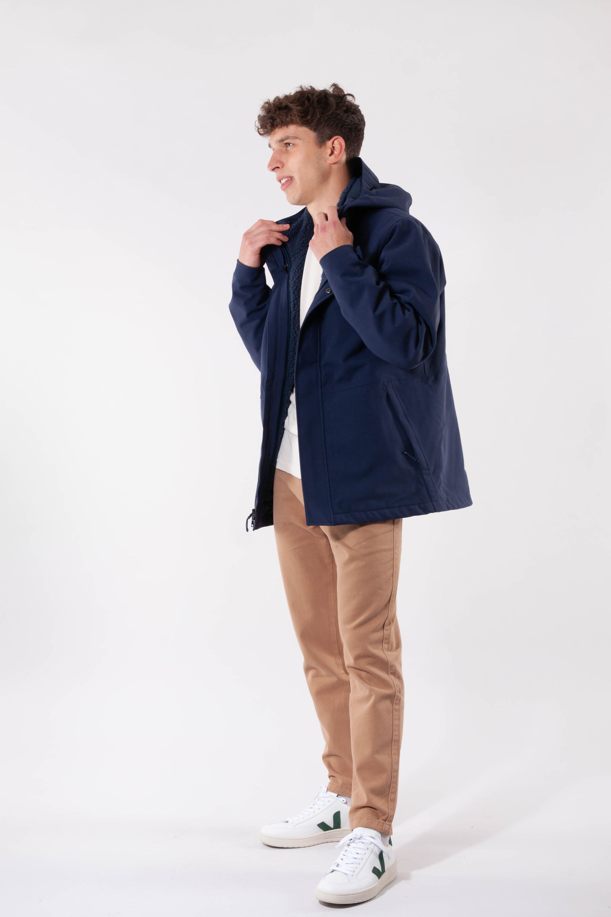 Parka avec doudoune amovible marine recyclés - lone mountain, Patagonia, photo 5