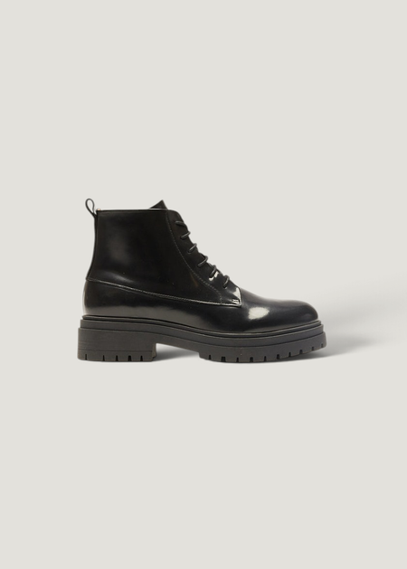 Bottines en cuir certifié | noir "bérénice", Odaje ex M.Moustache, photo 3