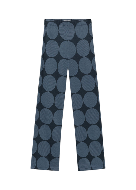 Pantalon ample en ecovero | bleu "japan naia pants blue"