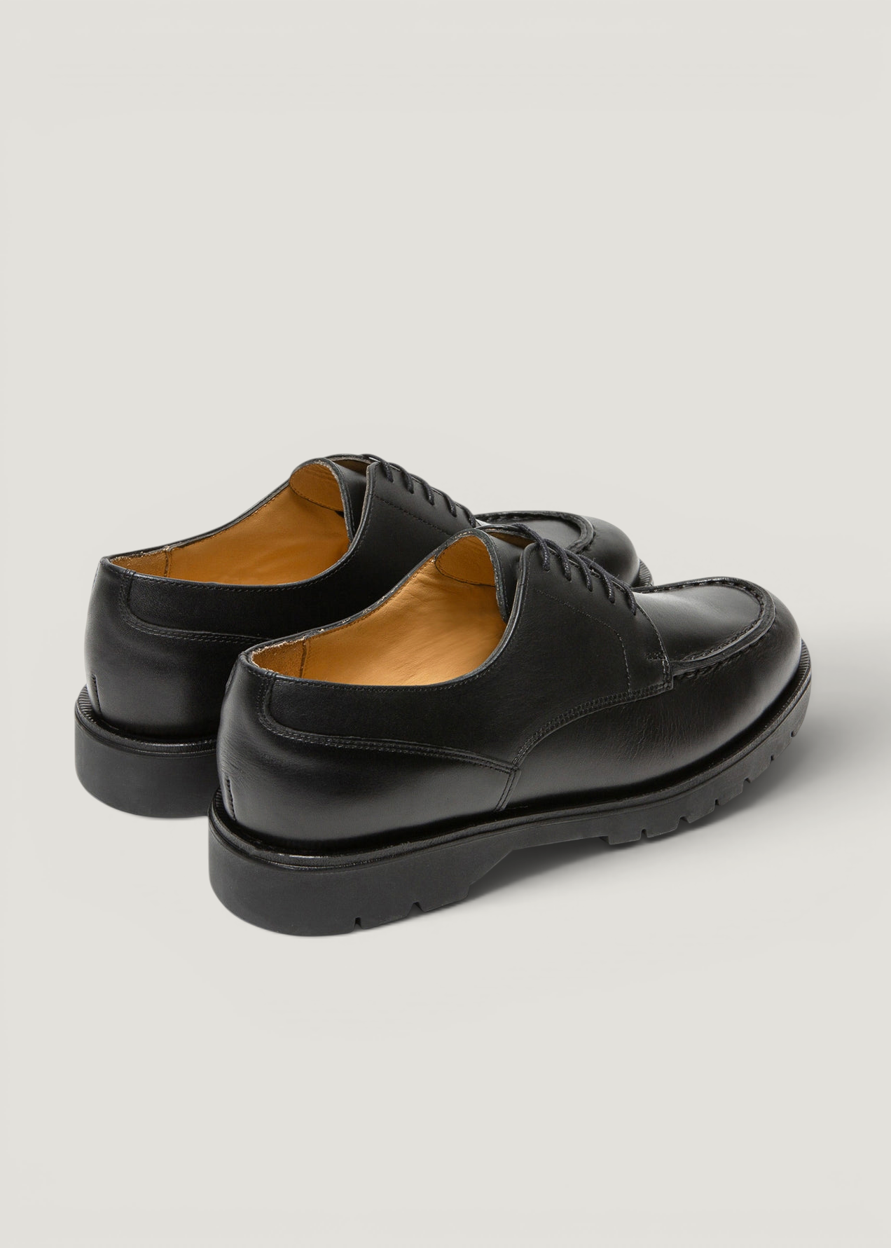 Derbies made in france en cuir certifié | noir "frodan noir", Kleman, photo 3