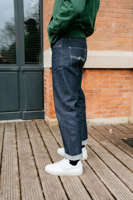 Jean droit brut toile japonaise en coton bio - rad rufus exclusif wdf x nudie jeans, Nudie Jeans, photo 7