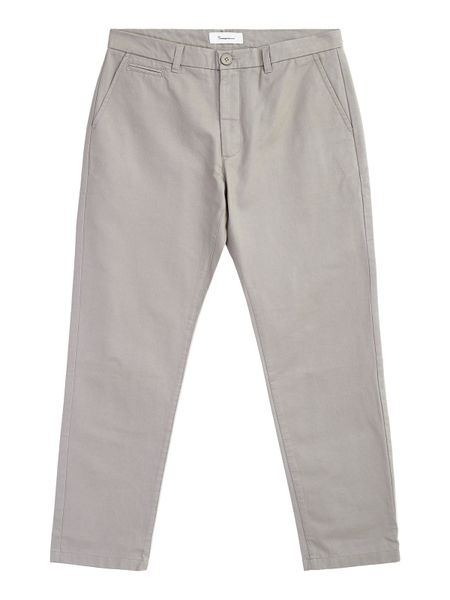 Chino en sergé de coton bio | gris "chuck regular chino twill alloy", Knowledge Cotton Apparel, photo 6