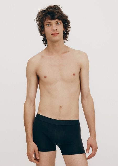 Pack 3 boxers en tencel | noir "soft touch boxers 3-pack black", Organic Basics, photo 4