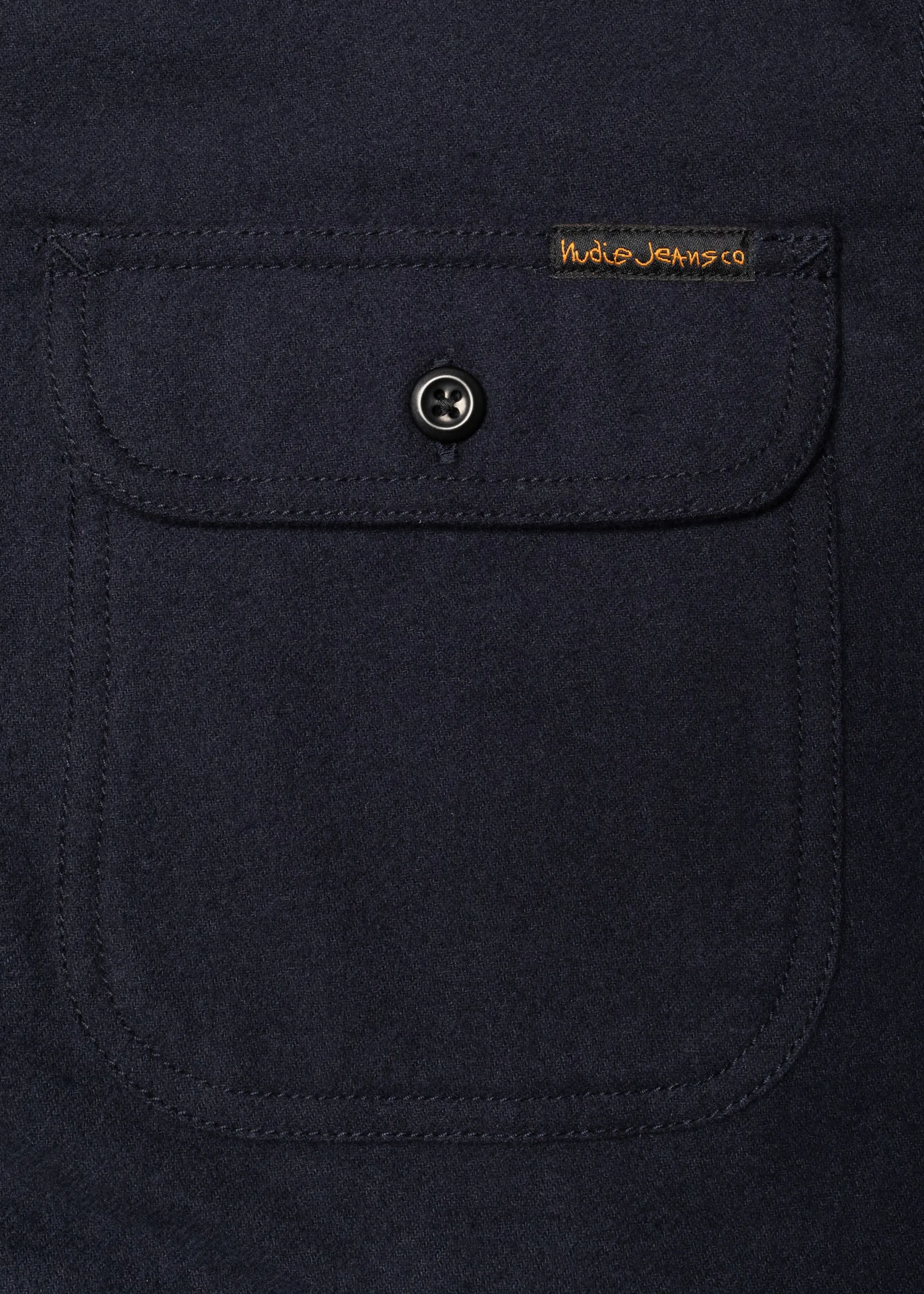 Veste en coton bio | bleu "Glenn padded shirt flannel - blueberry", Nudie Jeans, photo 4