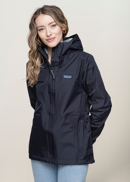 Veste imperméable en nylon recyclé | noir "torrentshell 3l jkt black"