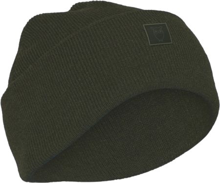 Bonnet vert forêt en laine bio - leaf